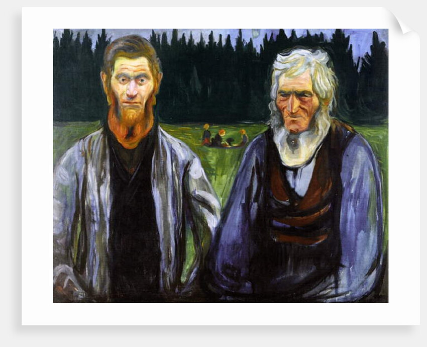 Father and Son, c.1904 by Edvard Munch