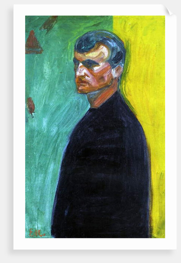 Self portrait, c.1904 by Edvard Munch