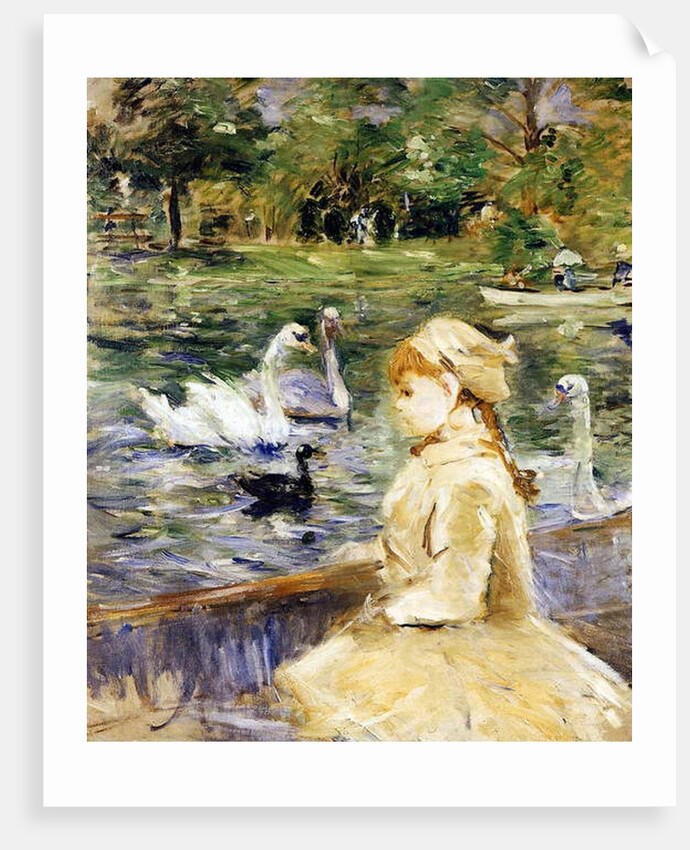 Young girl boating, 1884 by Berthe Morisot