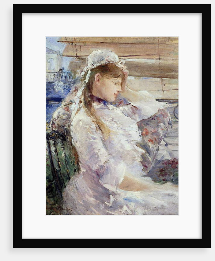 Profile of a seated young woman, 1879 by Berthe Morisot