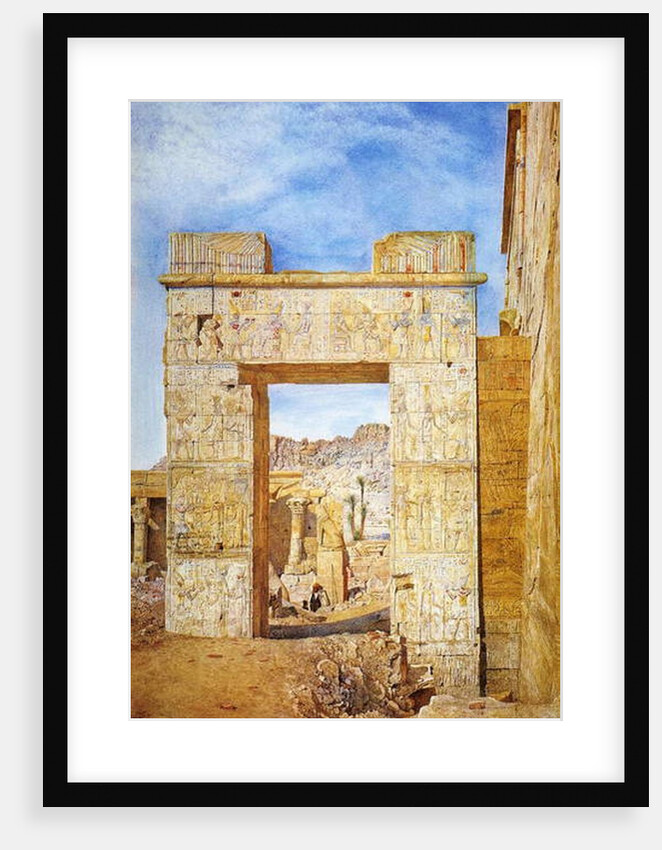 The Gateway of Philadelphus, Philae, Egypt, 1890 by Henry Roderick Newman