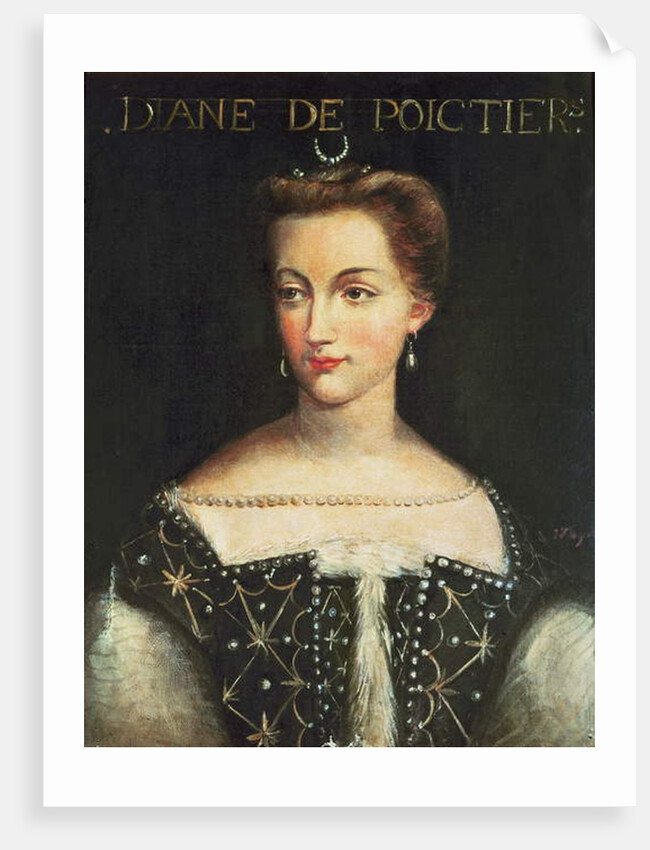 Diane de Poitiers by French School