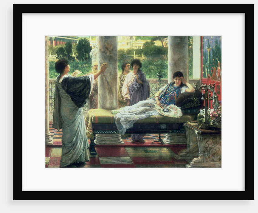 Catullus Reading his Poems at Lesbia's House, 1870 by Lawrence Alma-Tadema