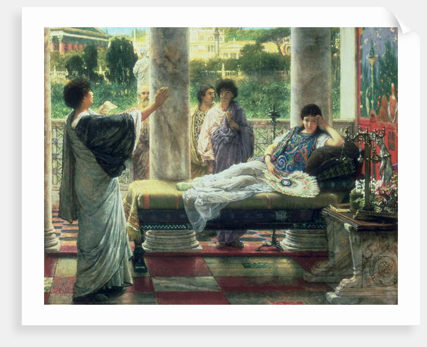 Catullus Reading his Poems at Lesbia's House, 1870 by Lawrence Alma-Tadema