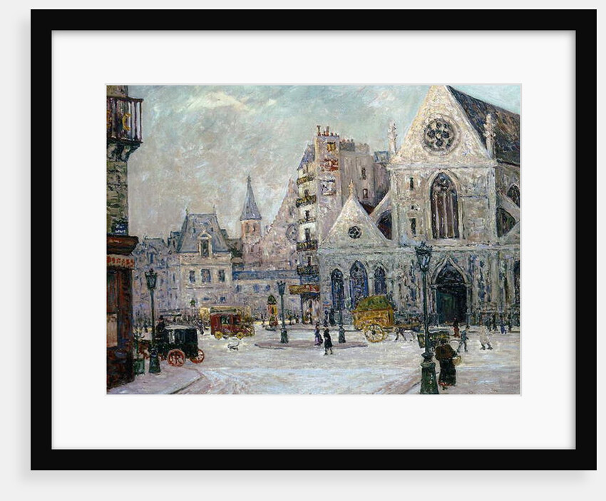 The Church of St. Nicolas-des-Champs, rue St. Martin, Paris, 1908 by Maxime Emile Louis Maufra