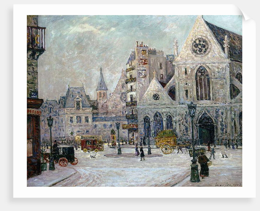 The Church of St. Nicolas-des-Champs, rue St. Martin, Paris, 1908 by Maxime Emile Louis Maufra