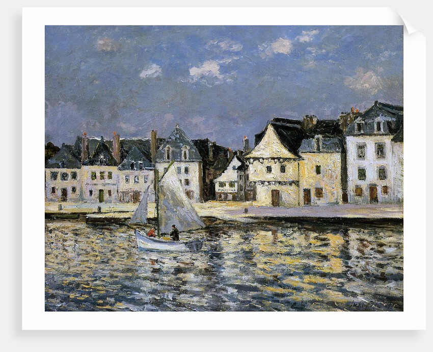 The Port of St. Goustan, Brittany, 1912 by Maxime Emile Louis Maufra