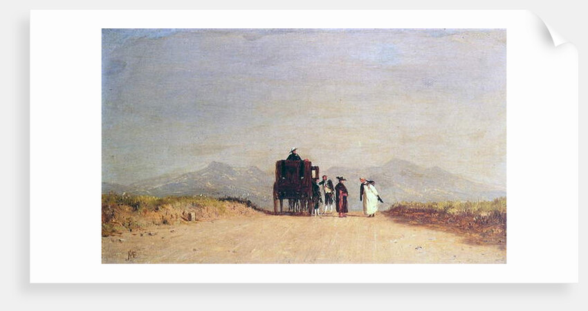Travellers' Halt in the Roman Campagna, c.1868 by Jervis McEntee