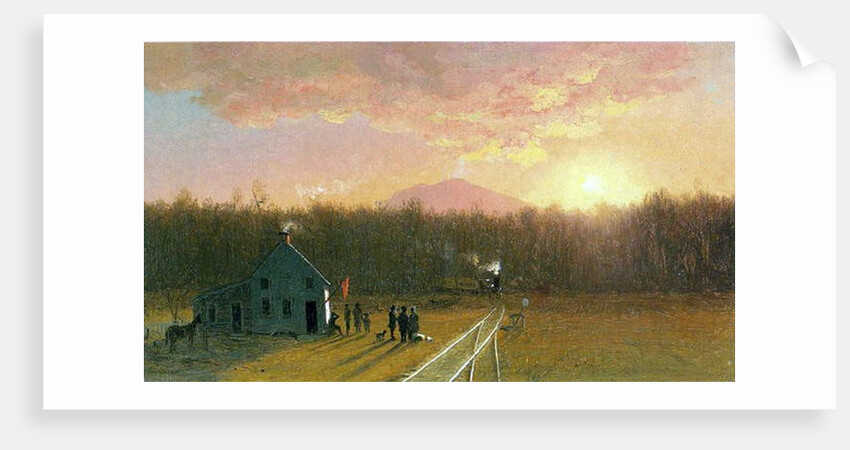 The Afternoon Train, 1867 by Jervis McEntee