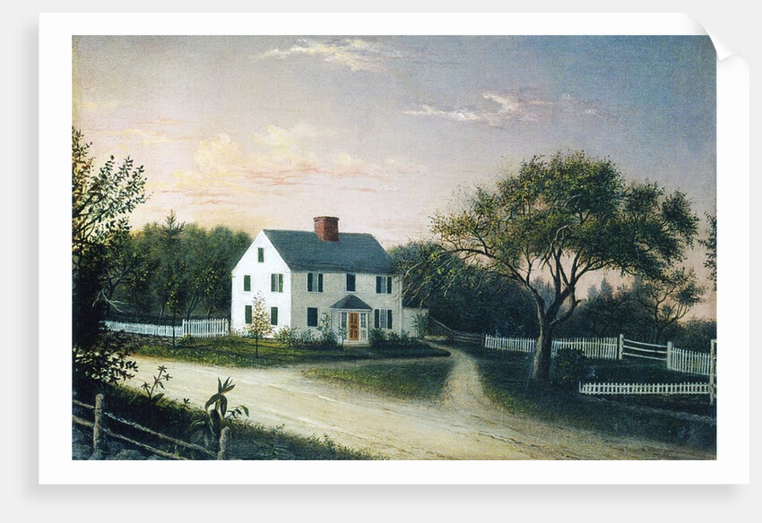 The artist's family house, c.1859 by Mary Blood Mellen