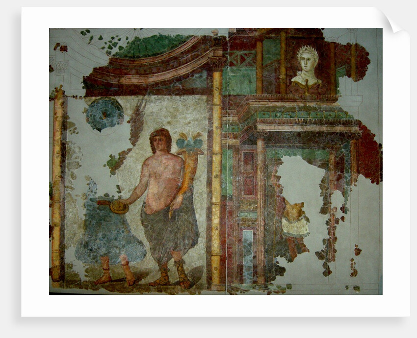 Mural from a villa near Narbonne, 1st - 3rd century AD by Gallo-Roman Gallo-Roman