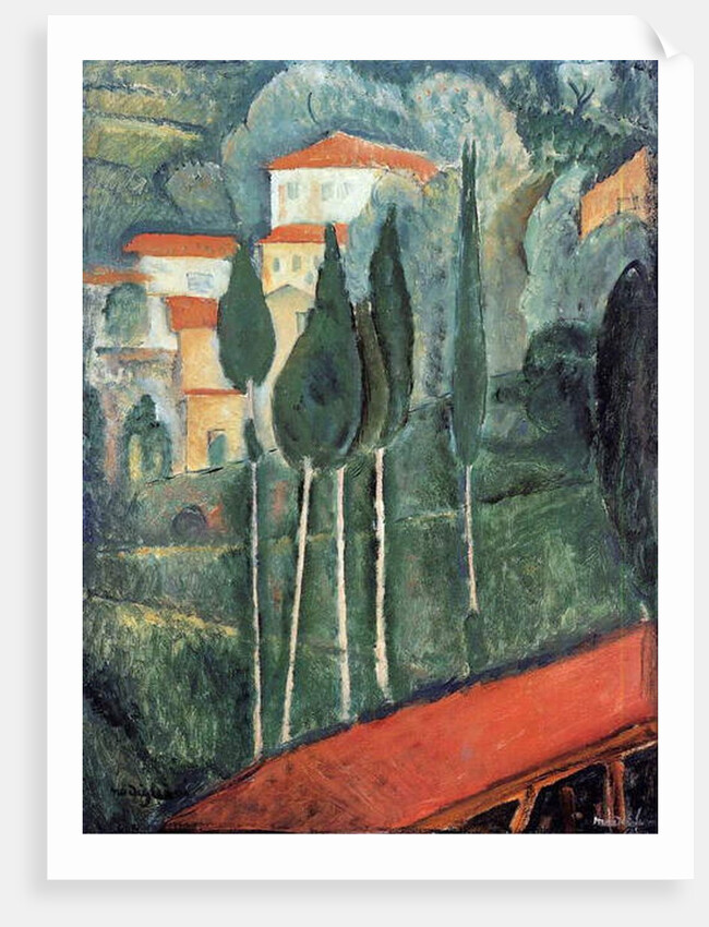 Landscape, South of France, 1919 by Amedeo Modigliani