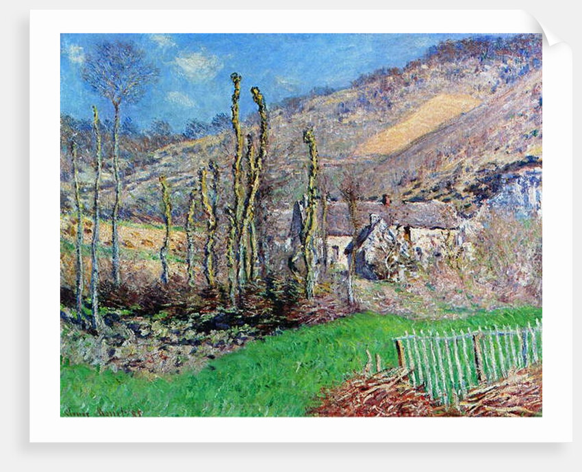 Winter at the Val de Falaise, Normandy, 1885 by Claude Monet
