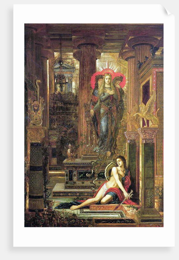 Orestes and the Erinyes, 1891 by Gustave Moreau