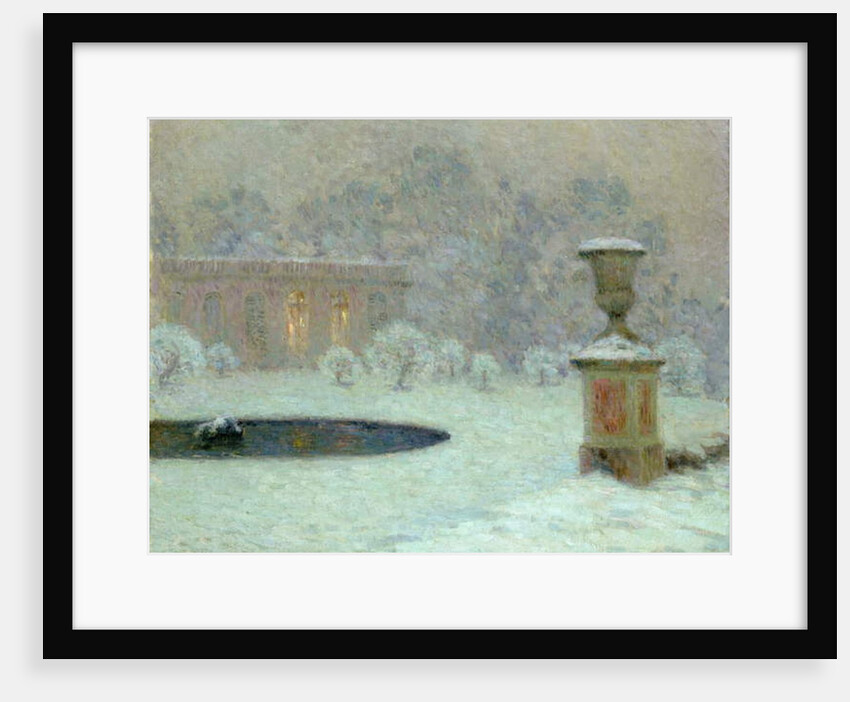 The Trianon Under Snow, c.1905 by Henri Eugene Augustin Le Sidaner