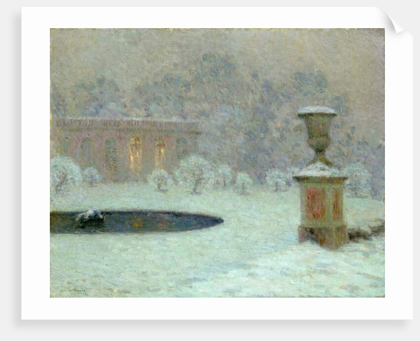 The Trianon Under Snow, c.1905 by Henri Eugene Augustin Le Sidaner