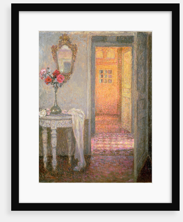 Interior of a Hallway by Henri Eugene Augustin Le Sidaner