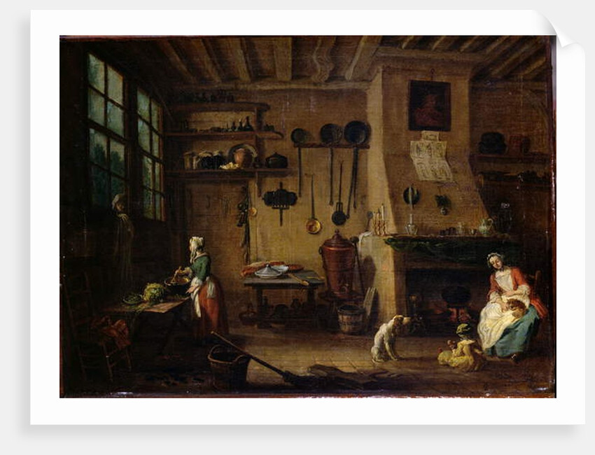 The Bourgeois Kitchen by Jean-Baptiste Lallemand