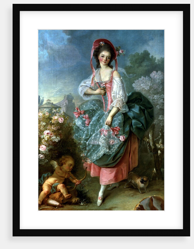 Portrait of Mademoiselle Guimard as Terpsichore, c.1799 by Jacques Louis David