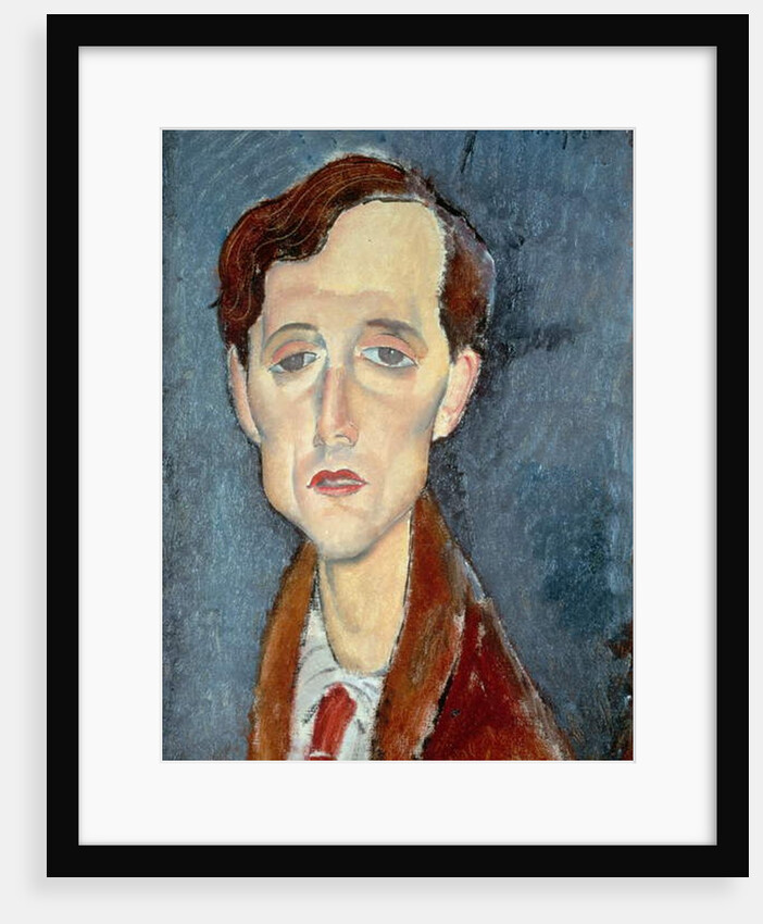 Portrait of Franz Hellens, 1919 by Amedeo Modigliani
