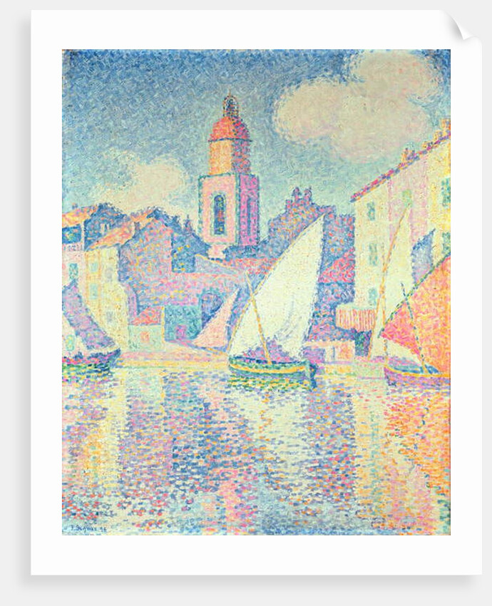 The Clocktower at St. Tropez, 1896 by Paul Signac