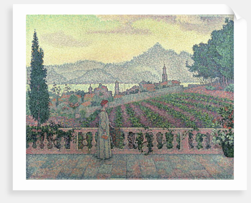 Woman on the Terrace, 1898 by Paul Signac