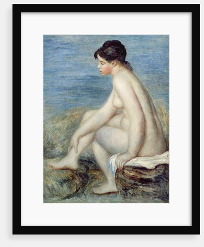Seated Bather by Pierre Auguste Renoir
