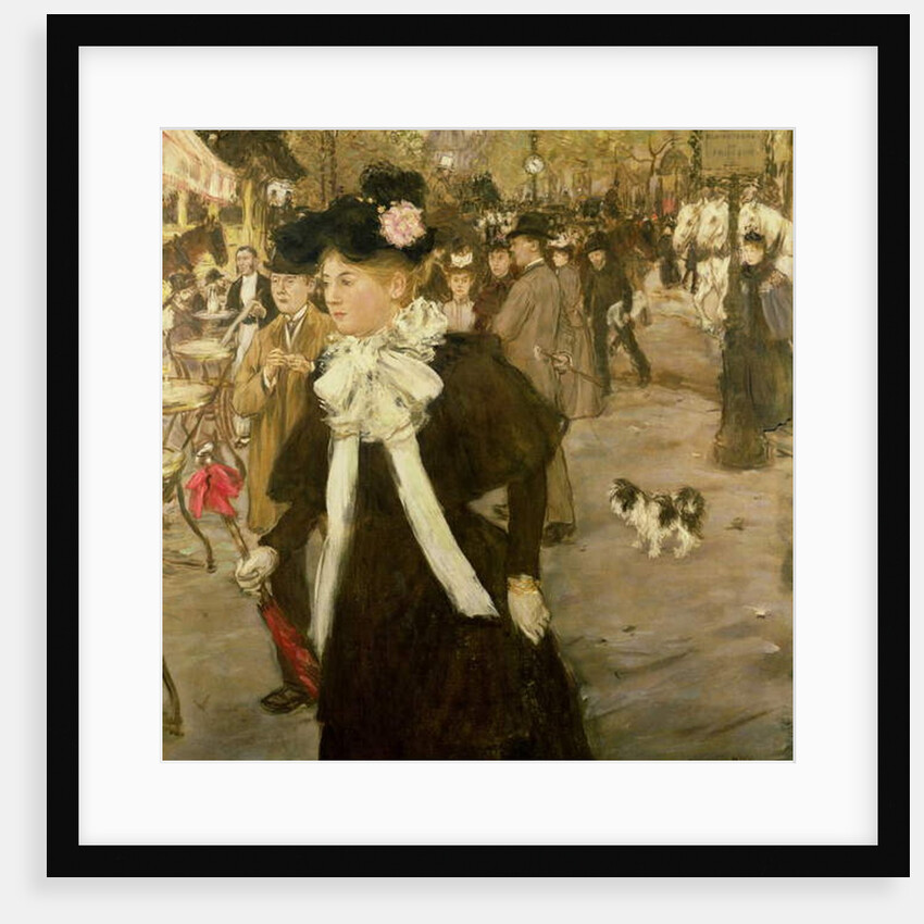 Boulevard des Italiens, c.1899 by Jean Francois Raffaelli