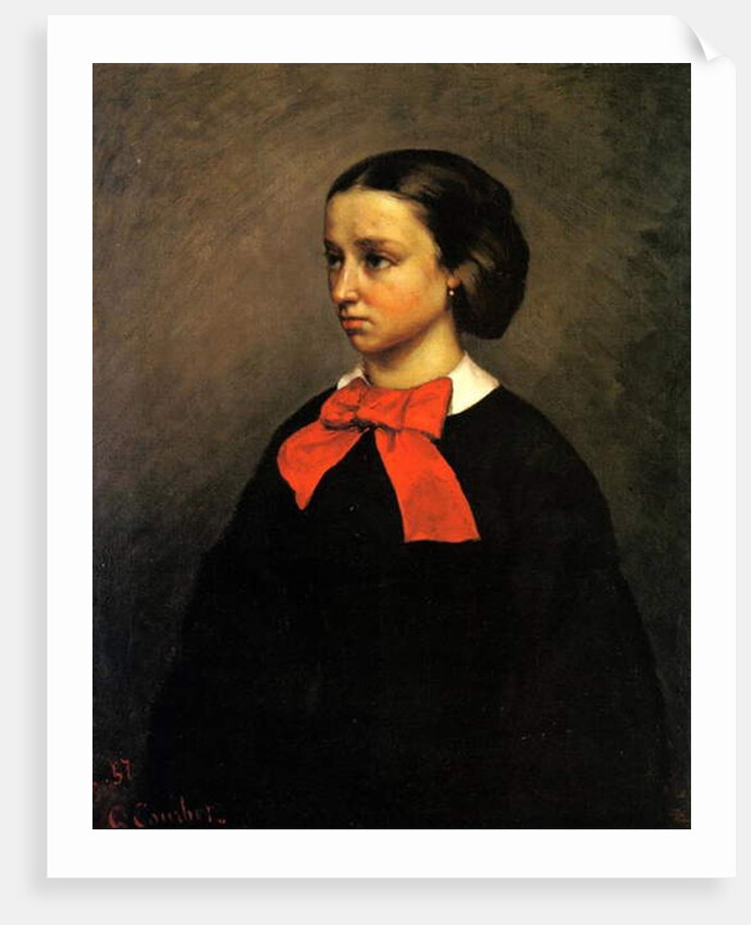 Portrait of Madame Jacquet by Gustave Courbet