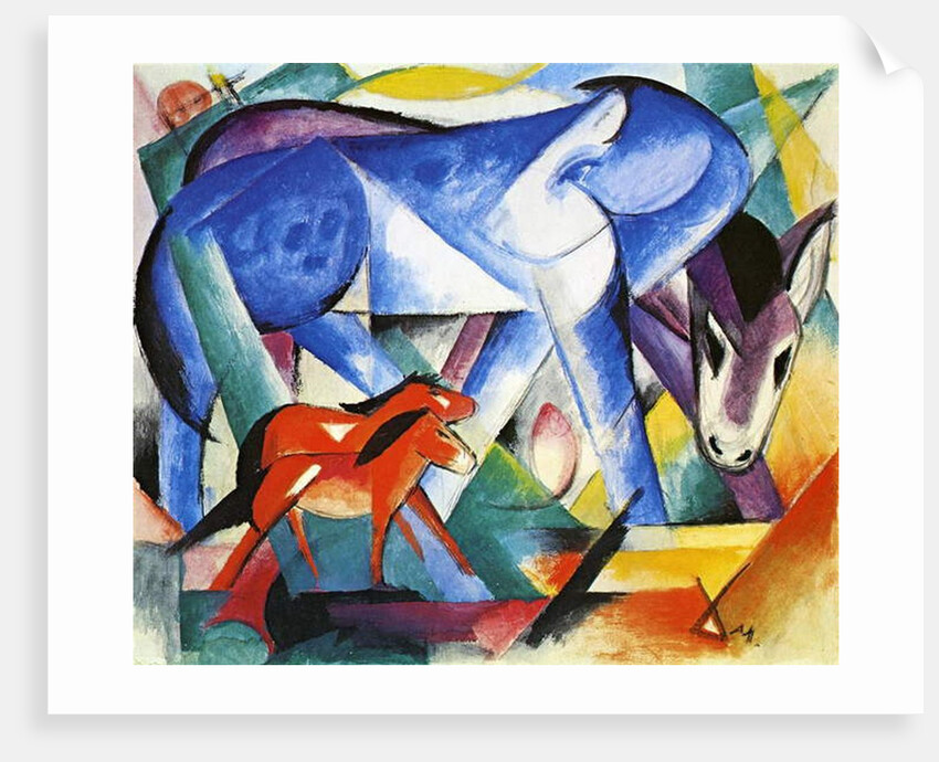 The First Animals, 1913 by Franz Marc
