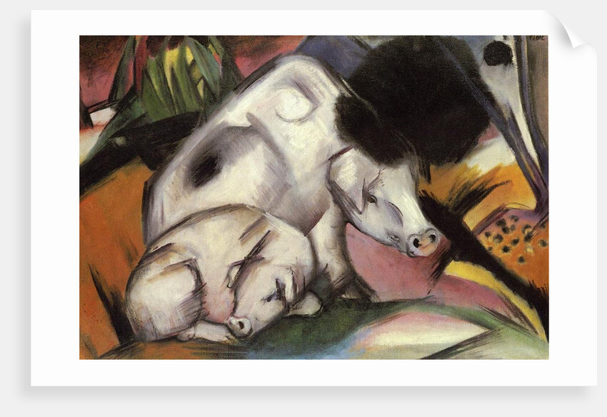 Pigs, 1912 by Franz Marc
