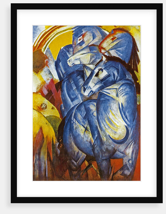 A Tower of Blue Horses, 1913 by Franz Marc