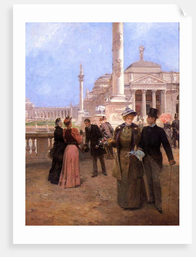 The Grand Plaza, World's Columbian Exposition, c.1893 by Ludovico Marchetti