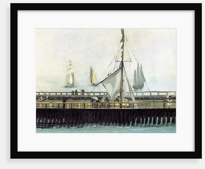 The Pier at Boulogne, 1869 by Edouard Manet