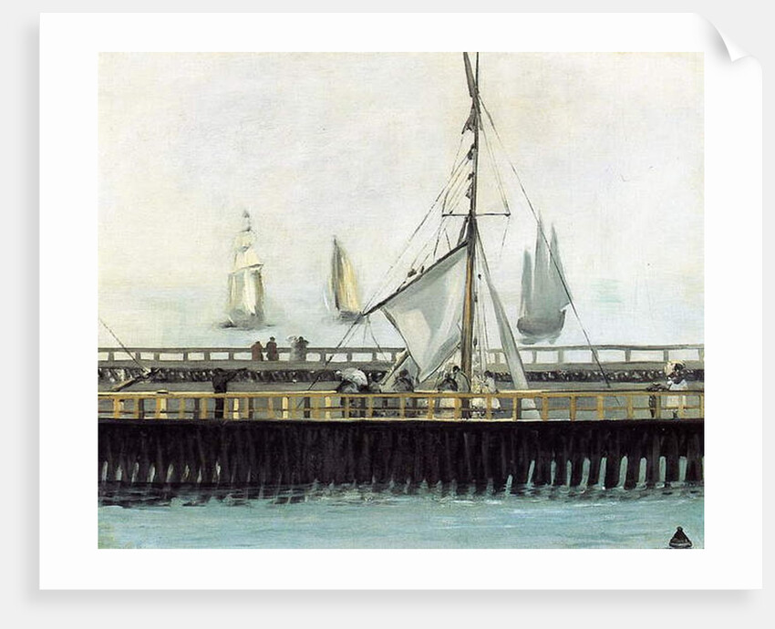The Pier at Boulogne, 1869 by Edouard Manet