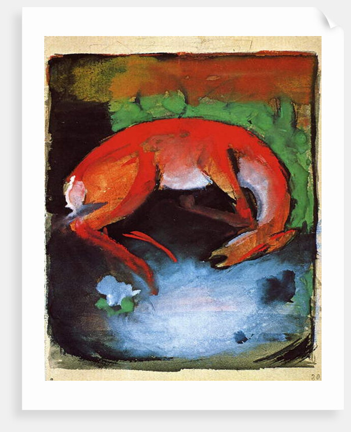Dead Deer, 1913 by Franz Marc