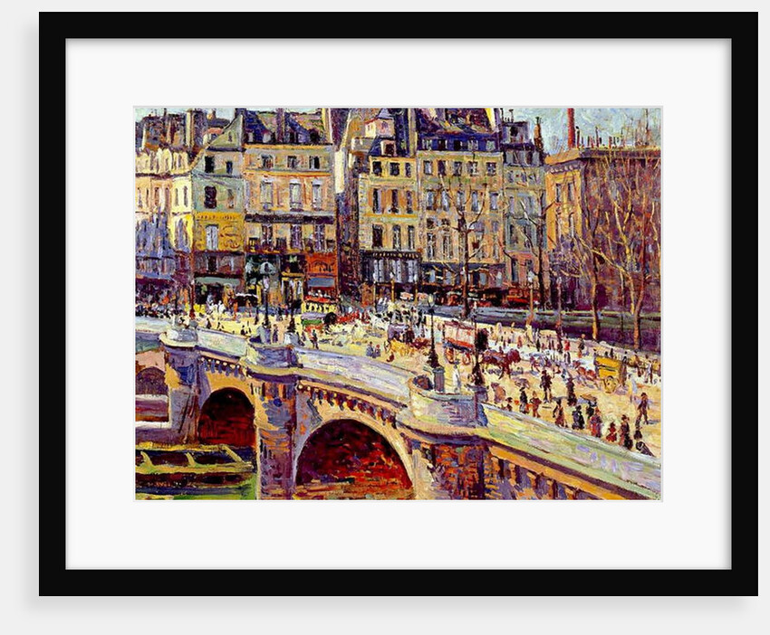 Le Quai Conti, Paris, 1896 by Maximilien Luce
