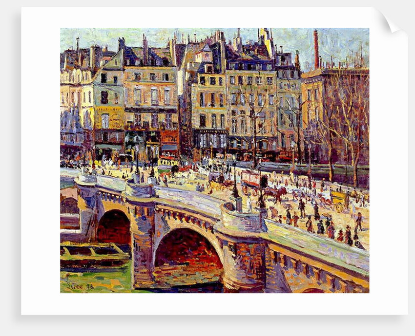 Le Quai Conti, Paris, 1896 by Maximilien Luce
