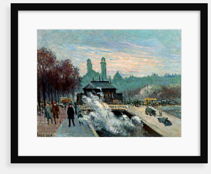 The Trocadero, Paris, 1917 by Maximilien Luce