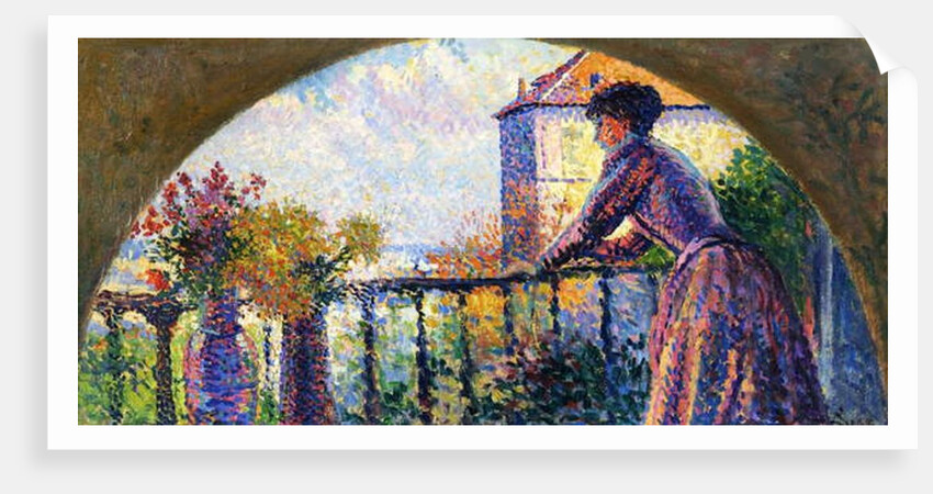 The Artist's Wife, Rue Cortot, Paris, 1893 by Maximilien Luce