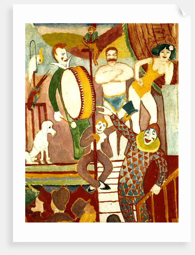 Circus Artists, 1911 by August Macke