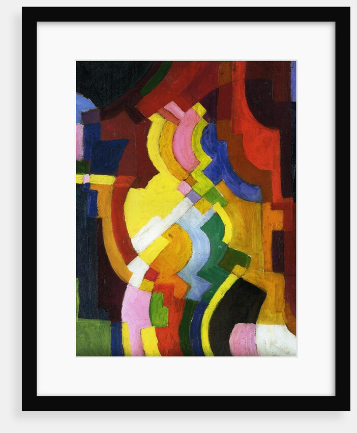 Coloured Forms III, 1913 by August Macke