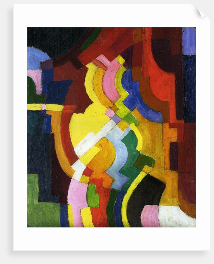 Coloured Forms III, 1913 by August Macke