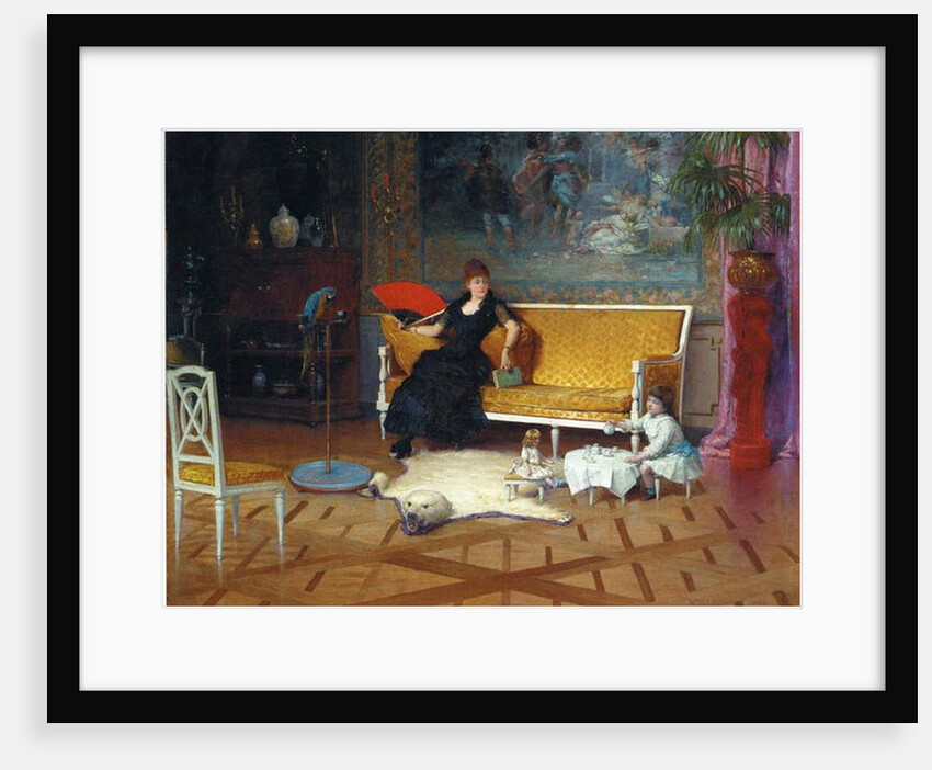 The Doll's Tea Time, 1885 by William Henry Lippincott