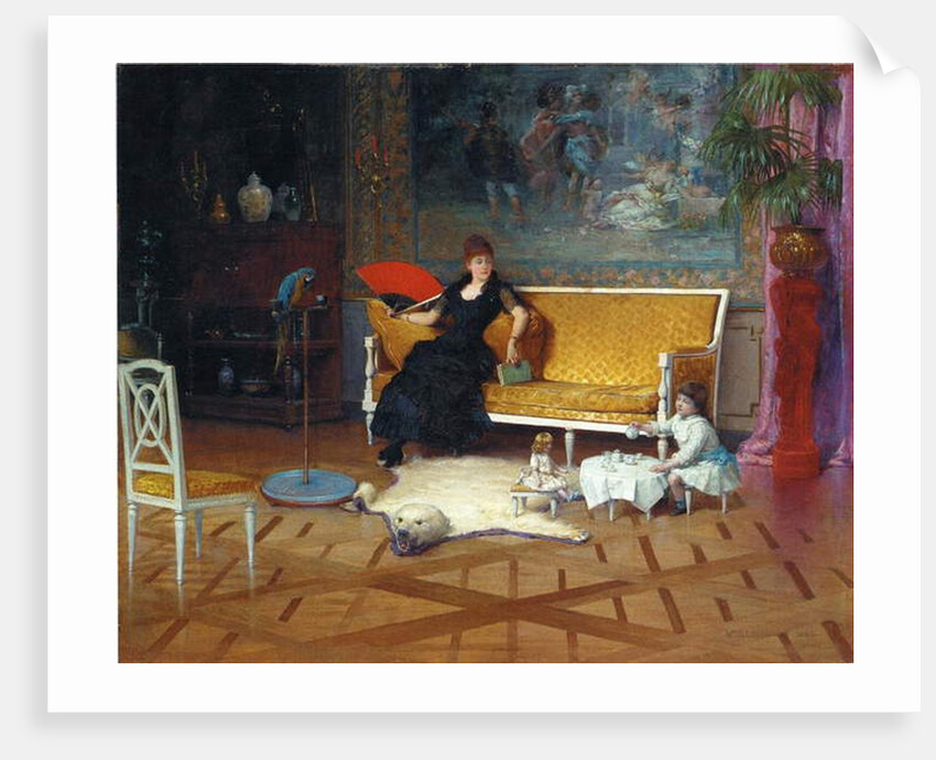 The Doll's Tea Time, 1885 by William Henry Lippincott