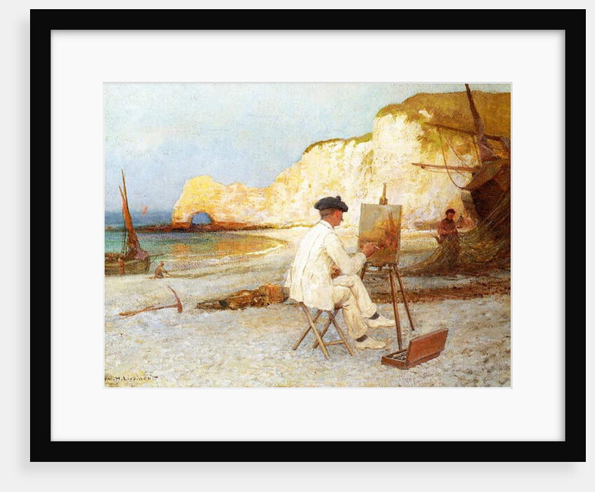 A Painter by the Sea Side, c.1885 by William Henry Lippincott