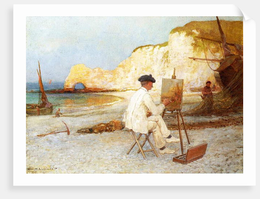 A Painter by the Sea Side, c.1885 by William Henry Lippincott