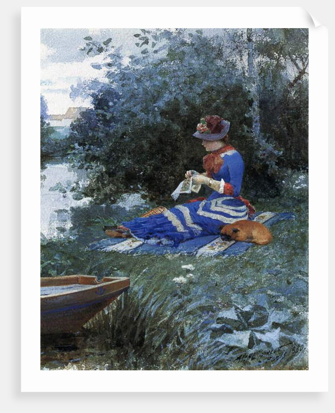 A Quiet Afternoon, 1880 by William Henry Lippincott