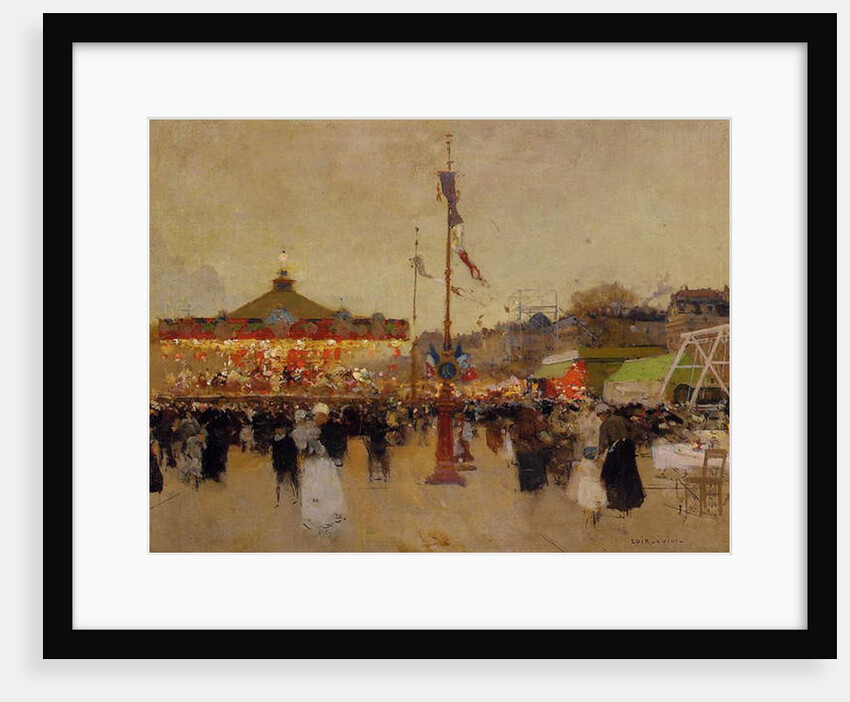 At the Fair by Luigi Loir