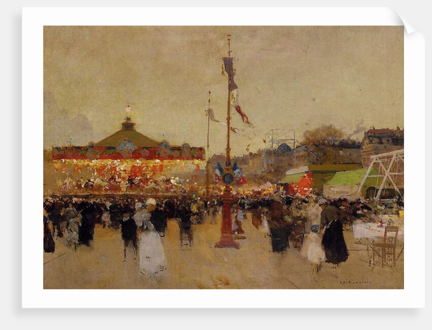 At the Fair by Luigi Loir
